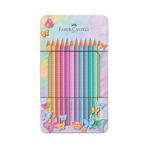 مدادرنگی 12 رنگ اسپارکل فابرکاستل مدادرنگی 12 رنگ اسپارکل فابرکاستل