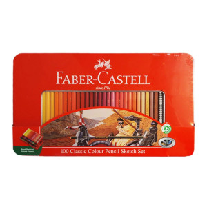 مدادرنگی 100 رنگ کلاسیک فابرکاستل مدادرنگی 100 رنگ کلاسیک فابرکاستل