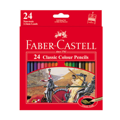 مدادرنگی 24 رنگ کلاسیک فابرکاستل مدادرنگی 24 رنگ کلاسیک فابرکاستل