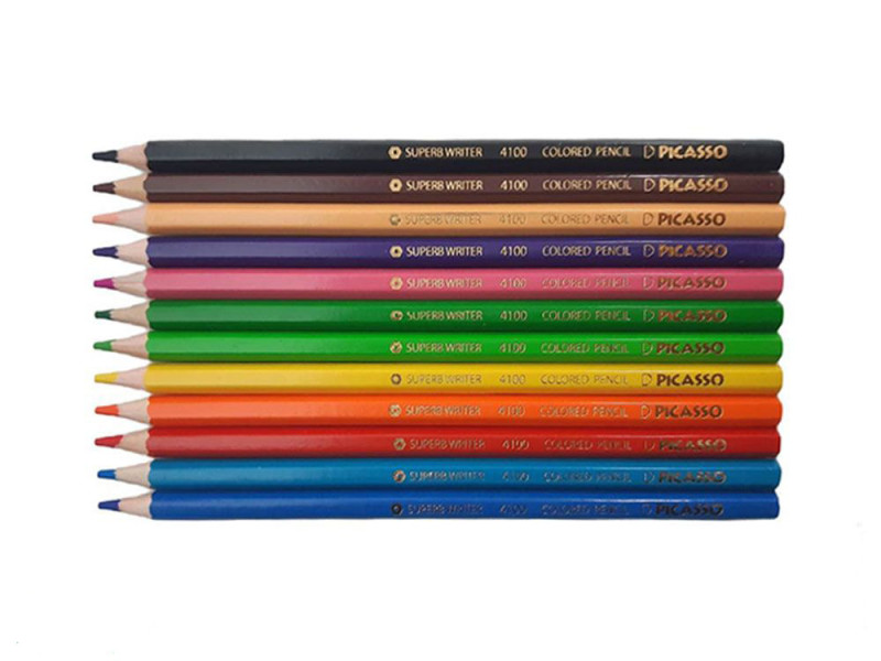 مدادرنگی 12 رنگ پیکاسو اسب تک شاخ مدادرنگی 12 رنگ پیکاسو اسب تک شاخ