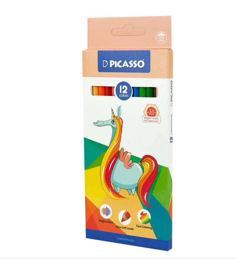 مدادرنگی 12 رنگ پیکاسو اسب تک شاخ مدادرنگی 12 رنگ پیکاسو اسب تک شاخ